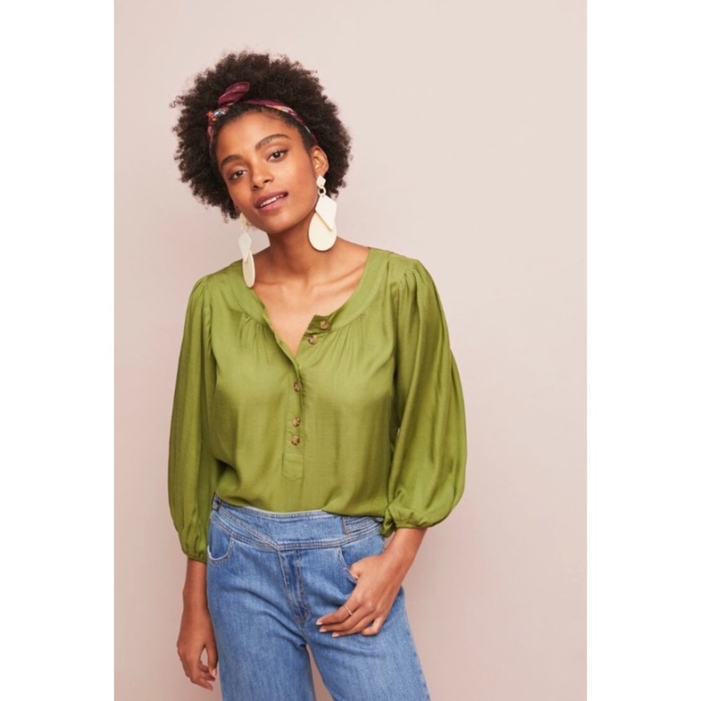 NWT Anthropologie kalas Henley blouse
